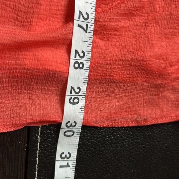 Free People In Dreamland Dress Coral Long
Sleeve Mini Cut Out Vneck Sz 4 - Picture 12 of 15